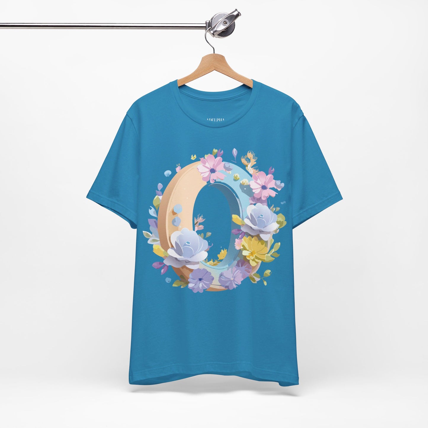 T-shirt en coton naturel - Collection Lettres - O