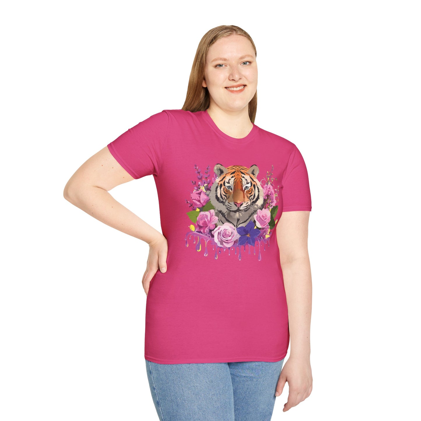 Tiger Shirt, Shirt with Tiger, Animal Tee, Shirt with Animals