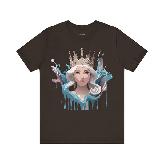 T-Shirt aus natürlicher Baumwolle – Queen Collection