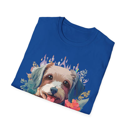 Dog Shirt Unisex Animal Tee Gildan Softstyle 64000 Short Sleeve Tee