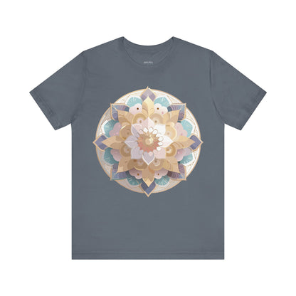 Natural Cotton Tee Shirt - Medallion Collection Printify