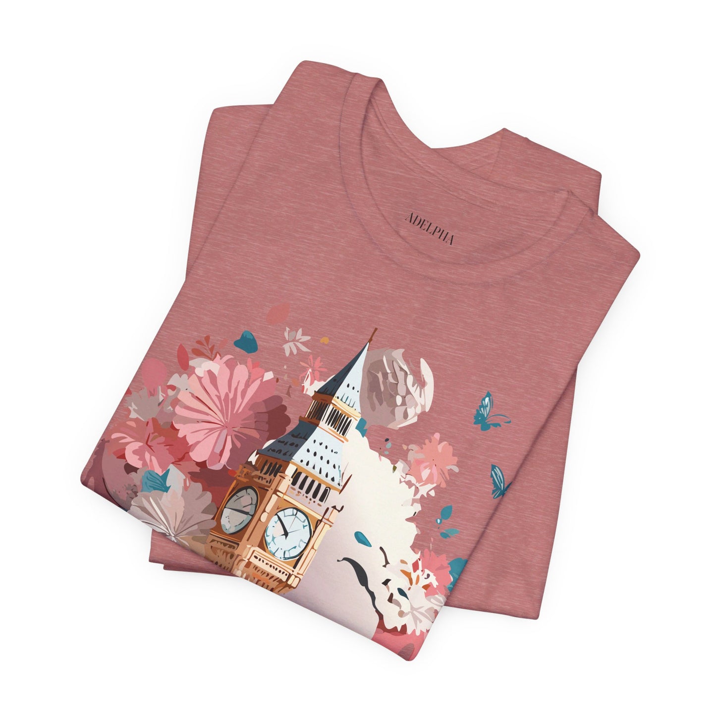 Natural Cotton Tee Shirt - Beautiful Places Collection - London