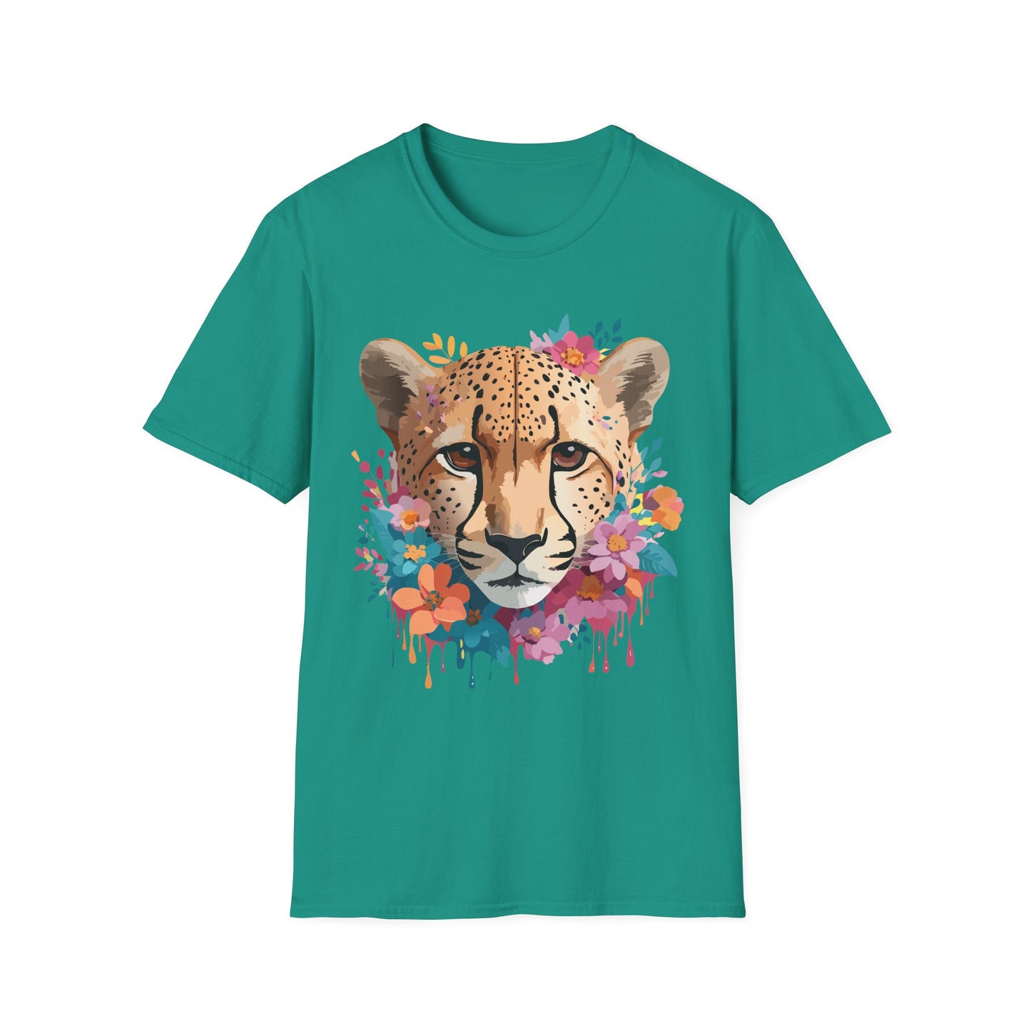 Cheetah Shirt, Shirt with Cheetah, Cheetah Tee, Shirt with Animals