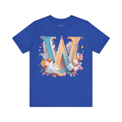 Natural Cotton Tee Shirt - Letters Collection - W Printify