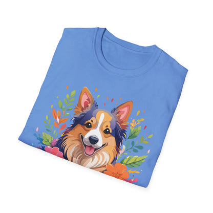 Dog Shirt Unisex Animal Tee Softstyle Gildan 64000 Cotton Tee