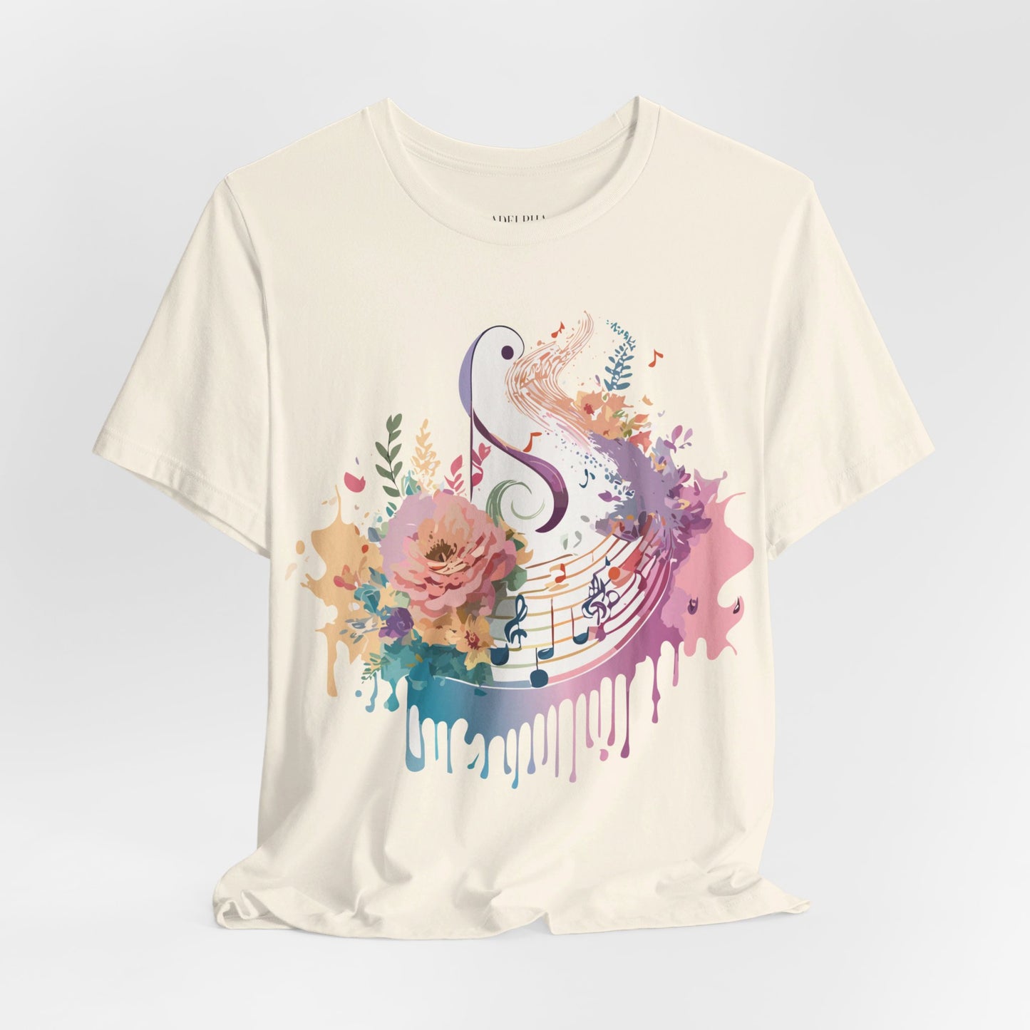 T-shirt en coton naturel - Collection Musique