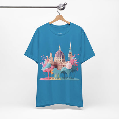 Natural Cotton Tee Shirt - Beautiful Places Collection - Vienna Printify