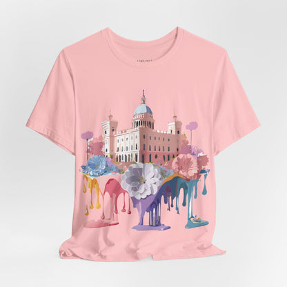 Natural Cotton Tee Shirt - Beautiful Places Collection - Madrid Printify