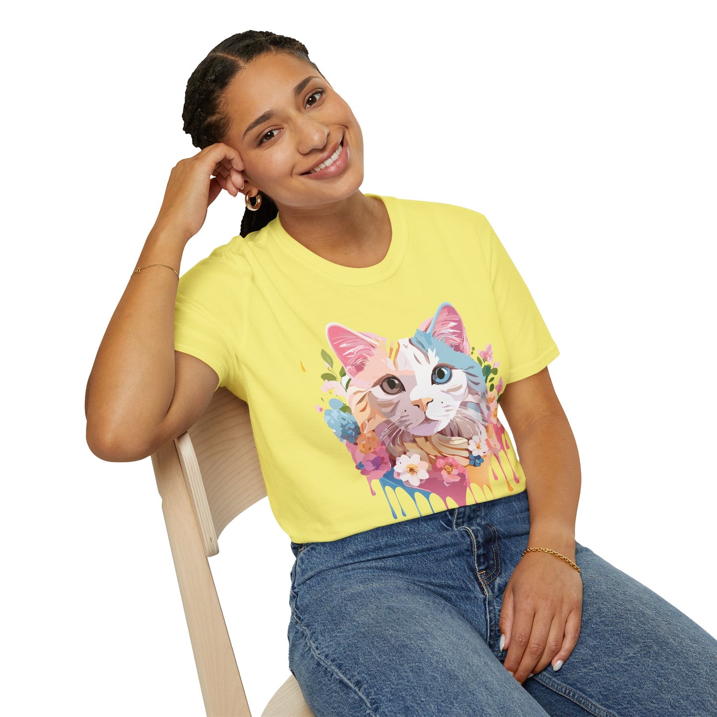 Cat Shirt, Shirt with Cat, Cats Tee, Kitten Tee