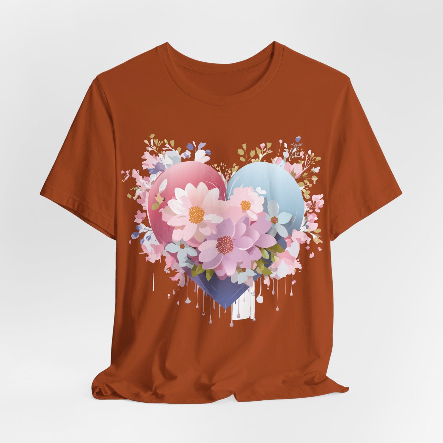 T-Shirt aus natürlicher Baumwolle – Love Story Collection