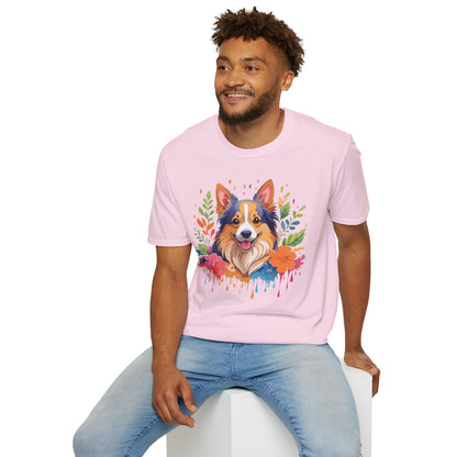 Dog Shirt Unisex Animal Tee Softstyle Gildan 64000 Cotton Tee