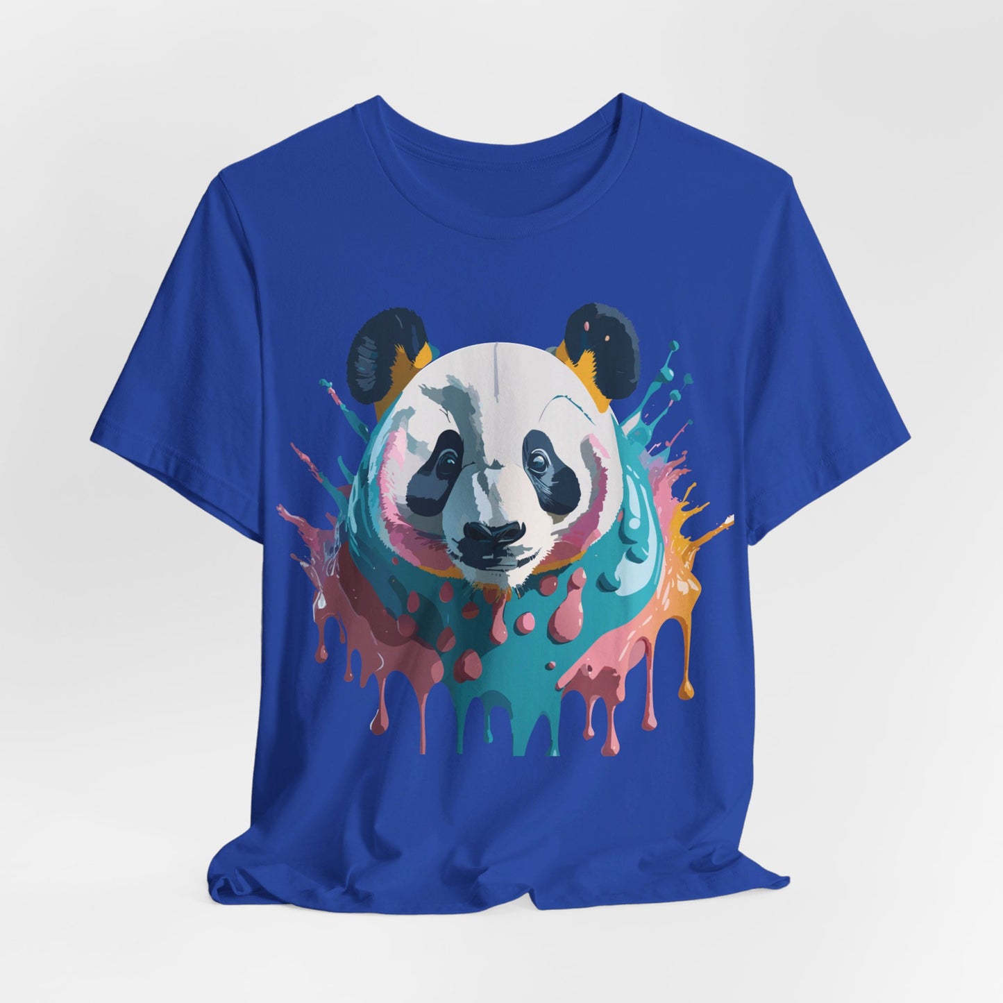 T-Shirt aus natürlicher Baumwolle mit Panda