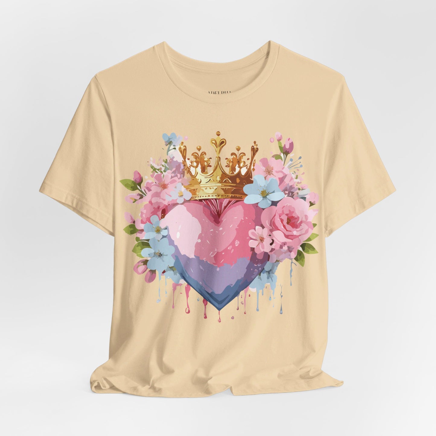 Natural Cotton Tee Shirt - Love story Collection