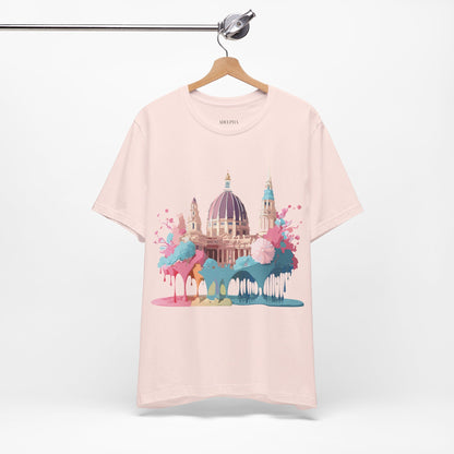 Natural Cotton Tee Shirt - Beautiful Places Collection - Vienna Printify