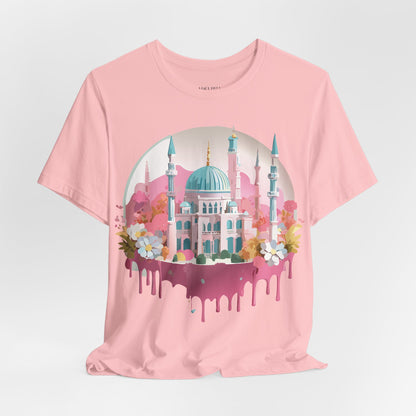 Natural Cotton Tee Shirt - Istanbul, Turkey Printify