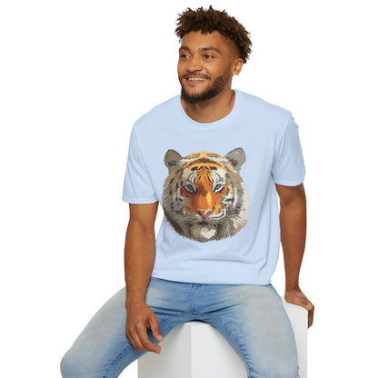 Unisex Tiger Shirt Animal Print Tee Gildan Softstyle Cotton Quality