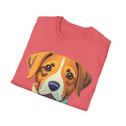 Dog Shirt Unisex Animal Tee Gildan Softstyle 64000 Cotton Tee