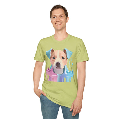 Dog Shirt Unisex Animal Tee Softstyle Gildan 64000 Cotton Tee