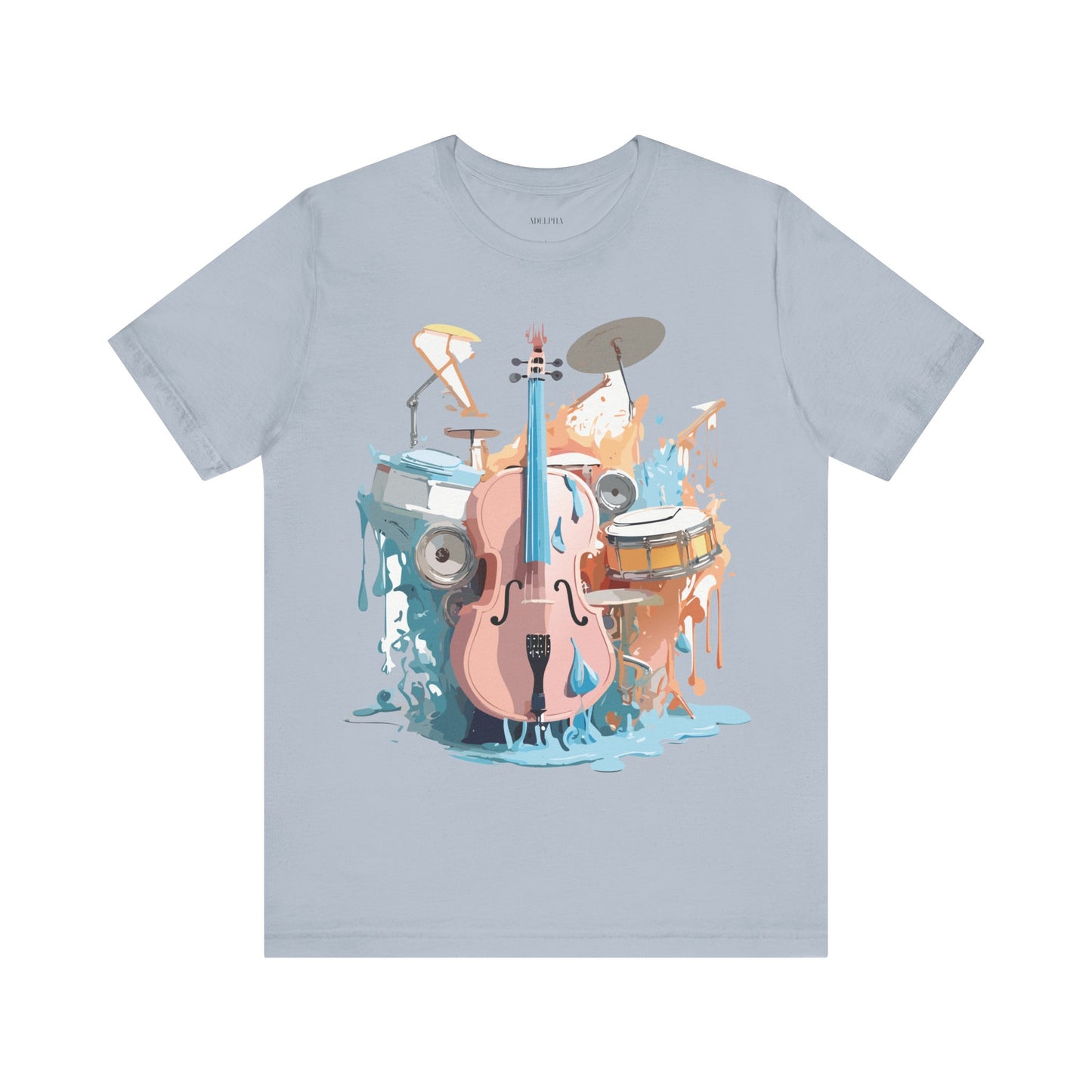 T-Shirt aus natürlicher Baumwolle – Musikkollektion