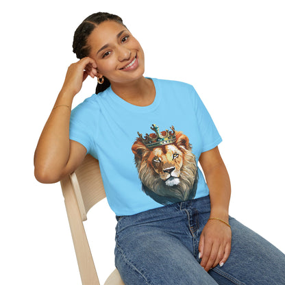 Lion Shirt Unisex Softstyle Tee Gildan 64000 100 Percent Ring Spun Cotton