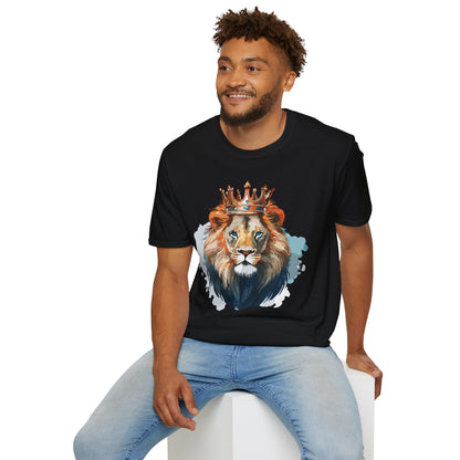 Lion Shirt Unisex Animal Tee Gildan Softstyle 64000 100 Percent Ring Spun Cotton