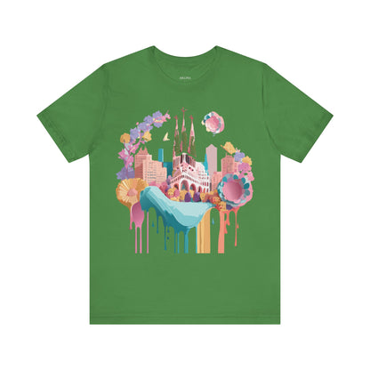 Tourist Shirt, Shirt with Barcelona - ADELPHA