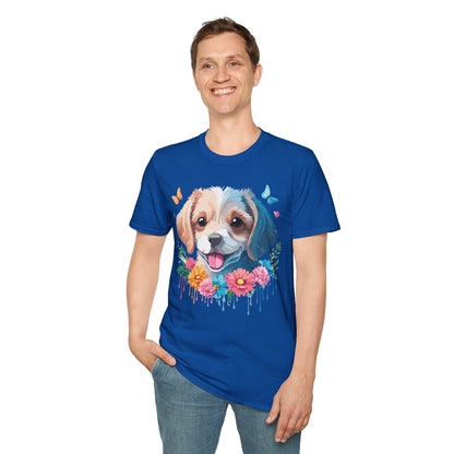 Dog Shirt Unisex Softstyle Tee Gildan 64000 100 Percent Ring Spun Cotton