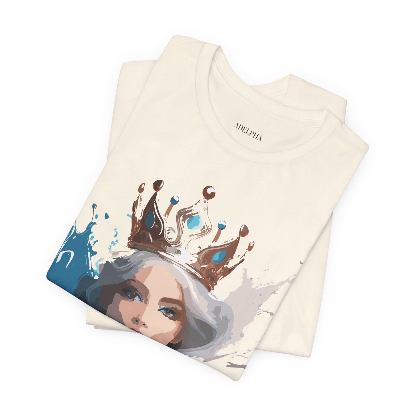 T-Shirt aus natürlicher Baumwolle – Queen Collection