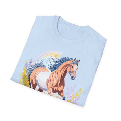Horse Shirt Unisex Gildan Softstyle Tee 100 Ring Spun Cotton