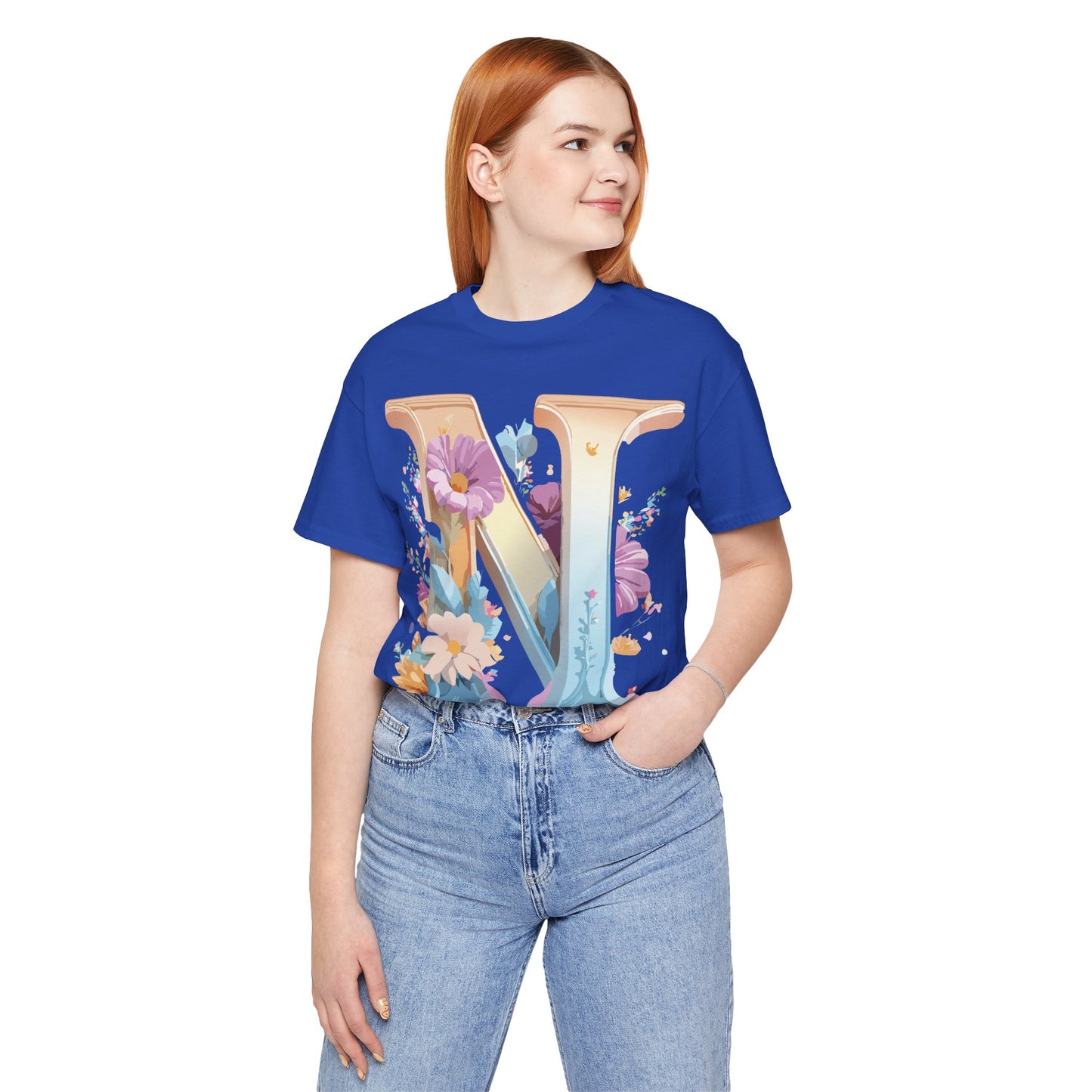 Letter Shirt, Letter N Shirt - ADELPHA