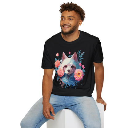 Dog Shirt Unisex Softstyle Cotton Tee Gildan 64000 With Animal Designs