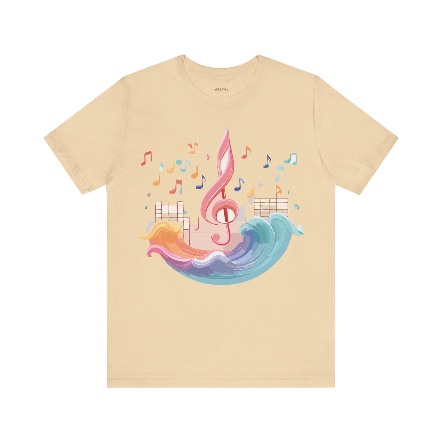 T-shirt en coton naturel - Collection Musique