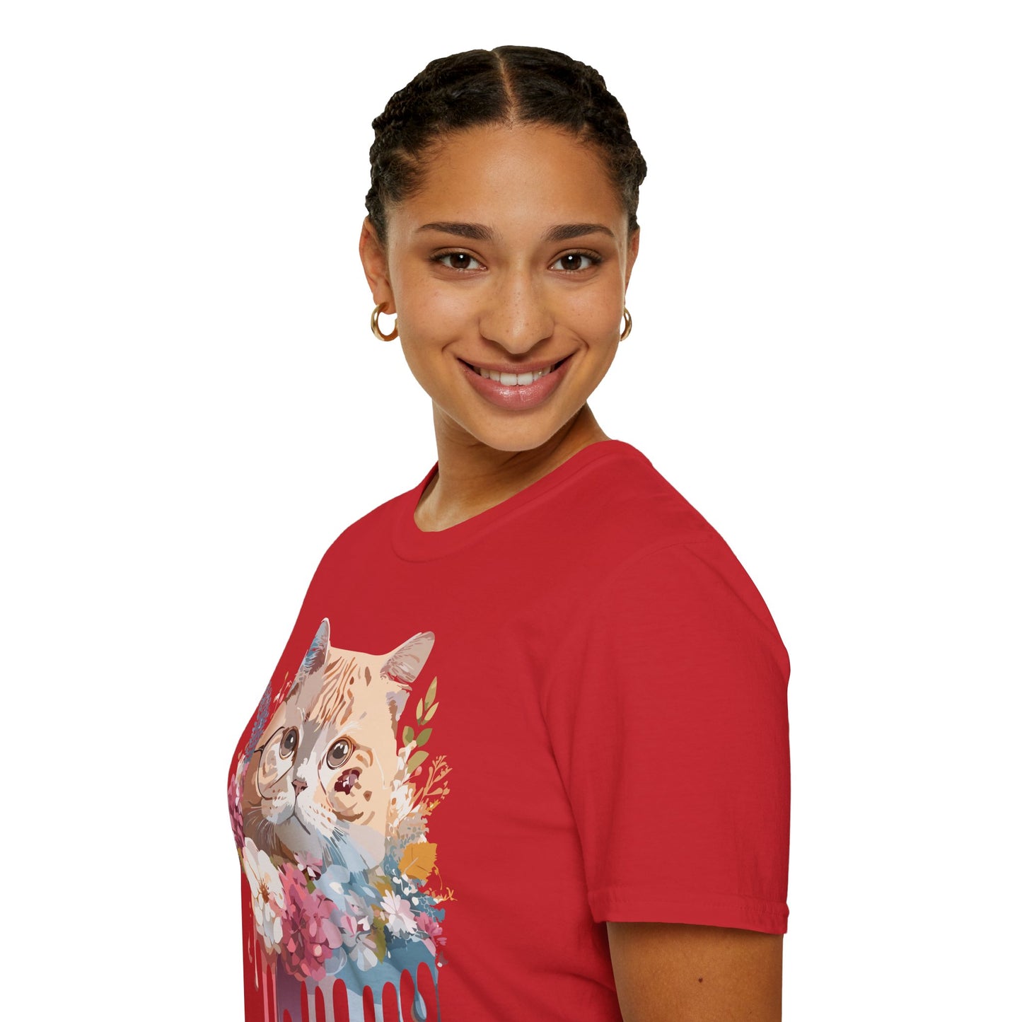 Cat Shirt, Shirt with Cat, Cats Tee, Kitten Tee