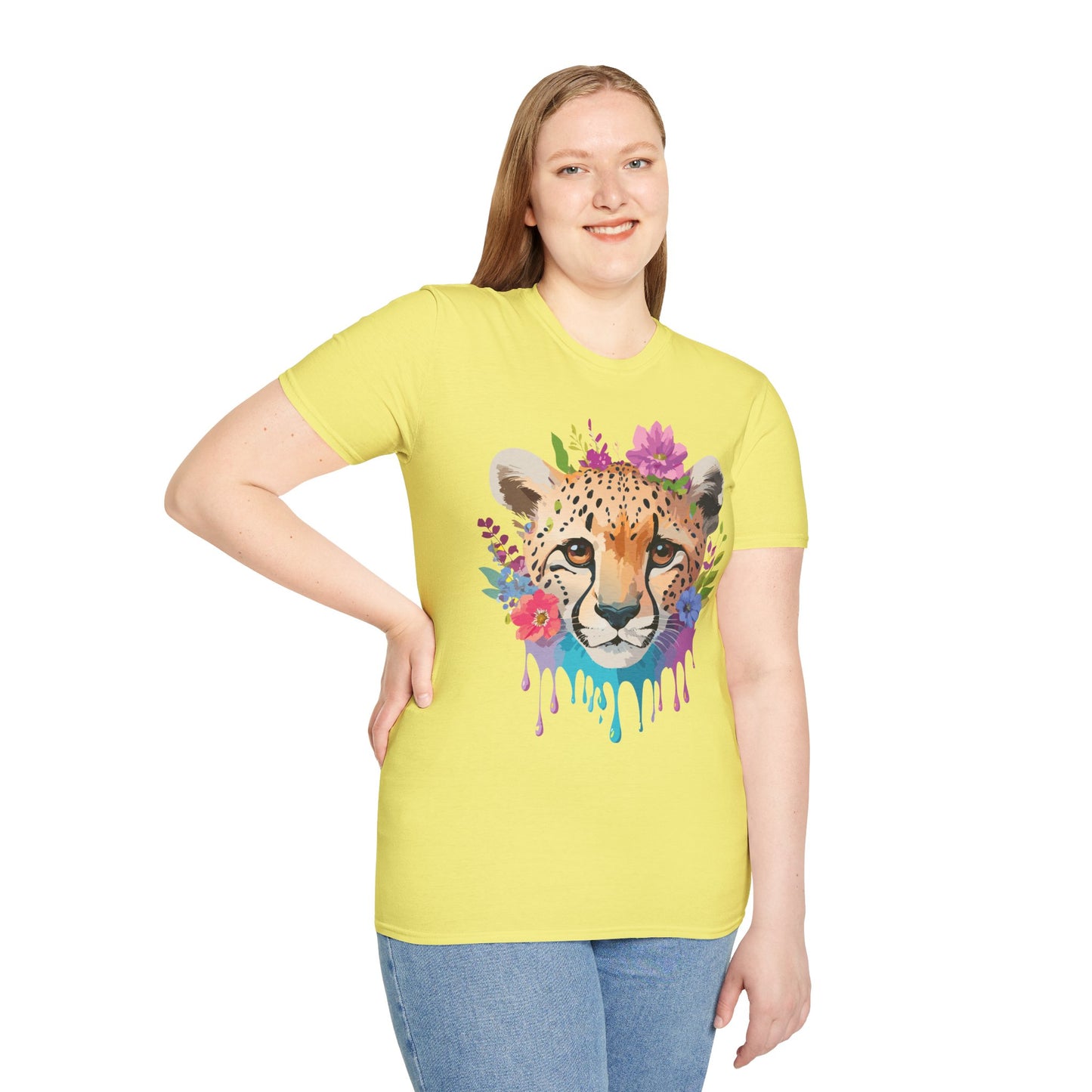 Cheetah Shirt, Shirt with Cheetah, Cheetah Tee, Shirt with Animals