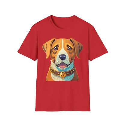 Dog Shirt Unisex Animal Tee Gildan Softstyle 64000 Cotton Tee