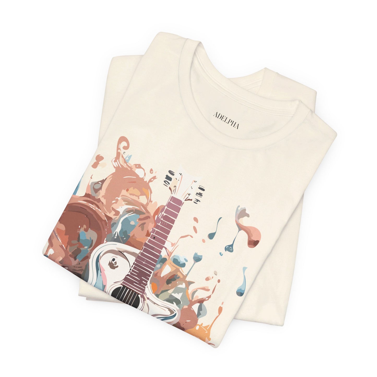 T-shirt en coton naturel - Collection Musique