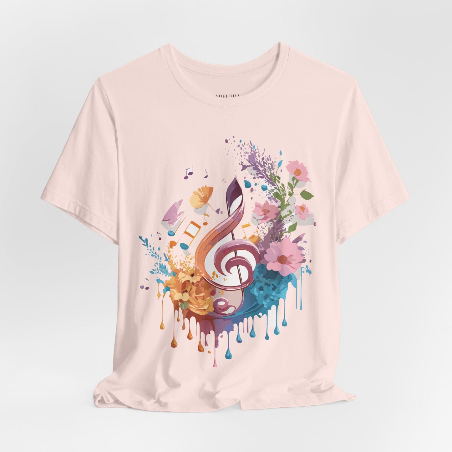 T-shirt en coton naturel - Collection Musique