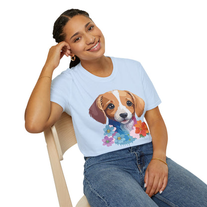 Unisex Dog Shirt Animal Graphic Tee Soft Cotton Gildan 64000
