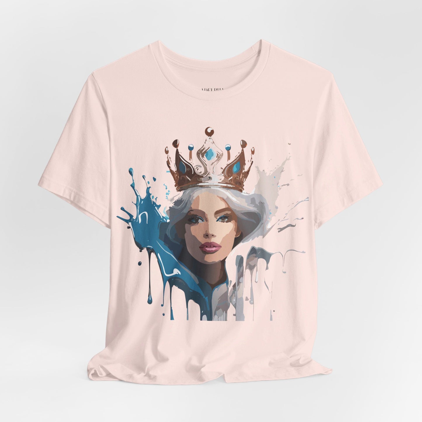 T-Shirt aus natürlicher Baumwolle – Queen Collection