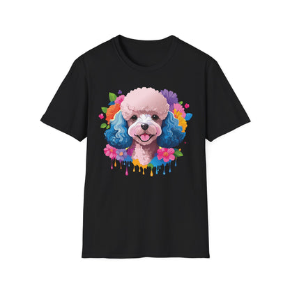 Unisex Dog Shirt Softstyle Tee 100 Percent Cotton Animal Print
