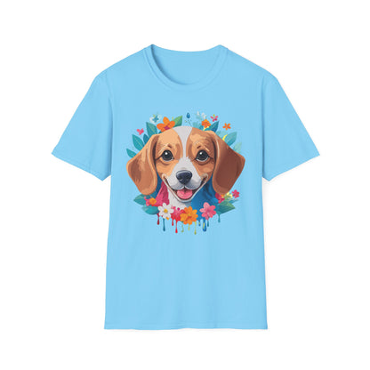 Unisex Dog Shirt Animal Tee Gildan Softstyle 64000 Cotton Tee