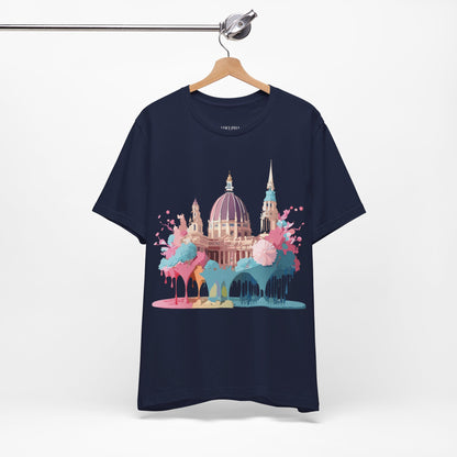 Natural Cotton Tee Shirt - Beautiful Places Collection - Vienna Printify