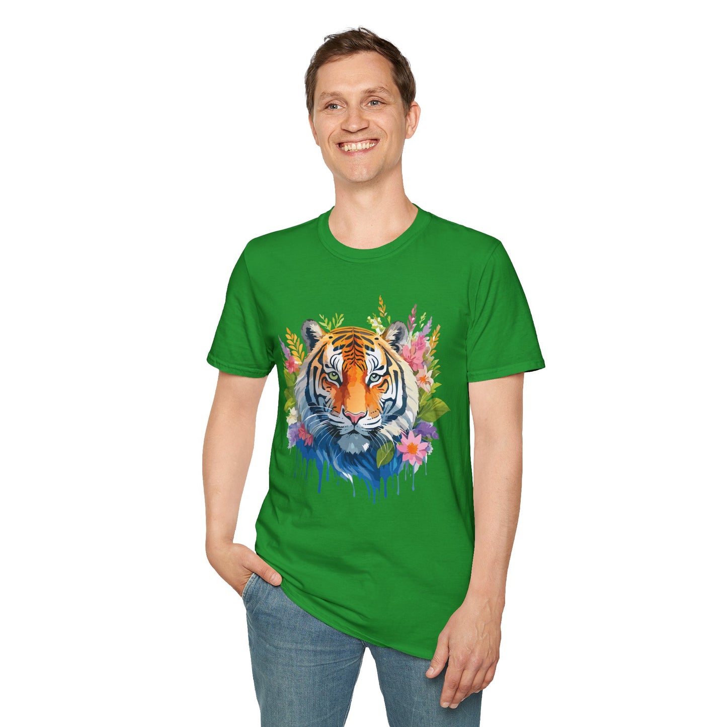 Tiger Shirt, Shirt with Tiger, Animal Tee, Shirt with Animals