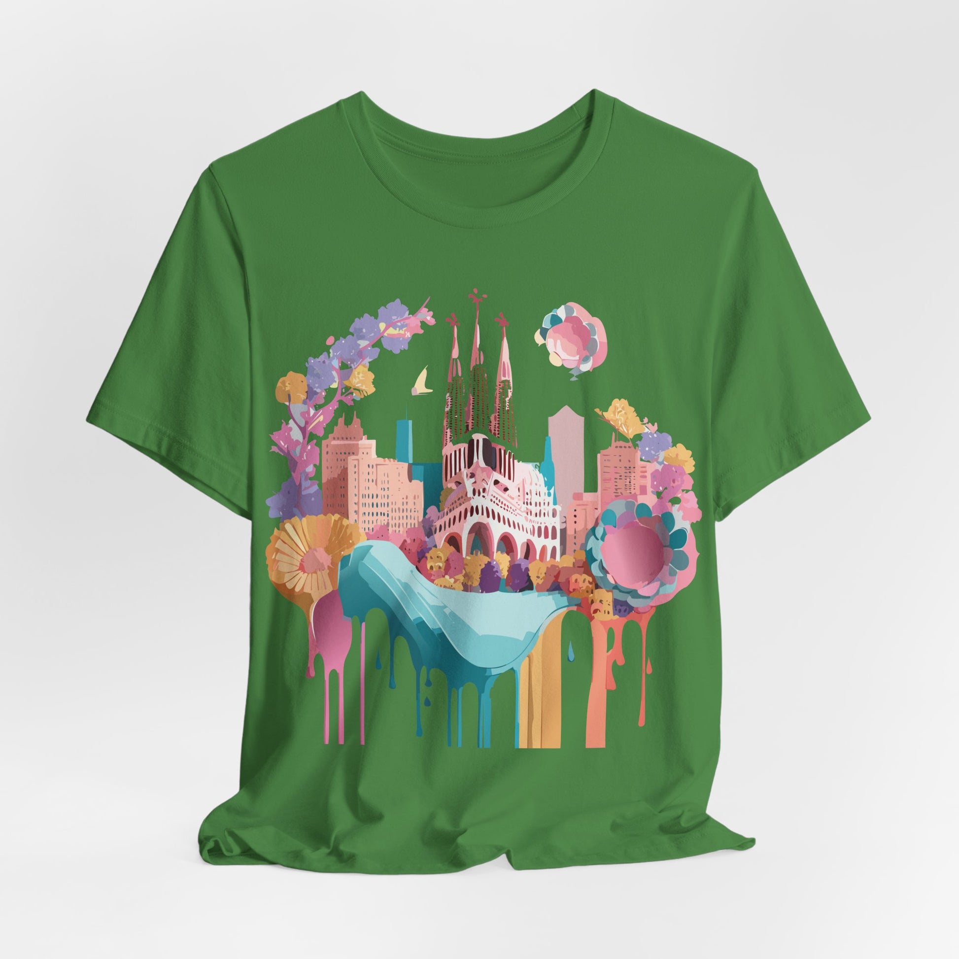 Tourist Shirt, Shirt with Barcelona - ADELPHA