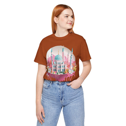 Natural Cotton Tee Shirt - Istanbul, Turkey Printify
