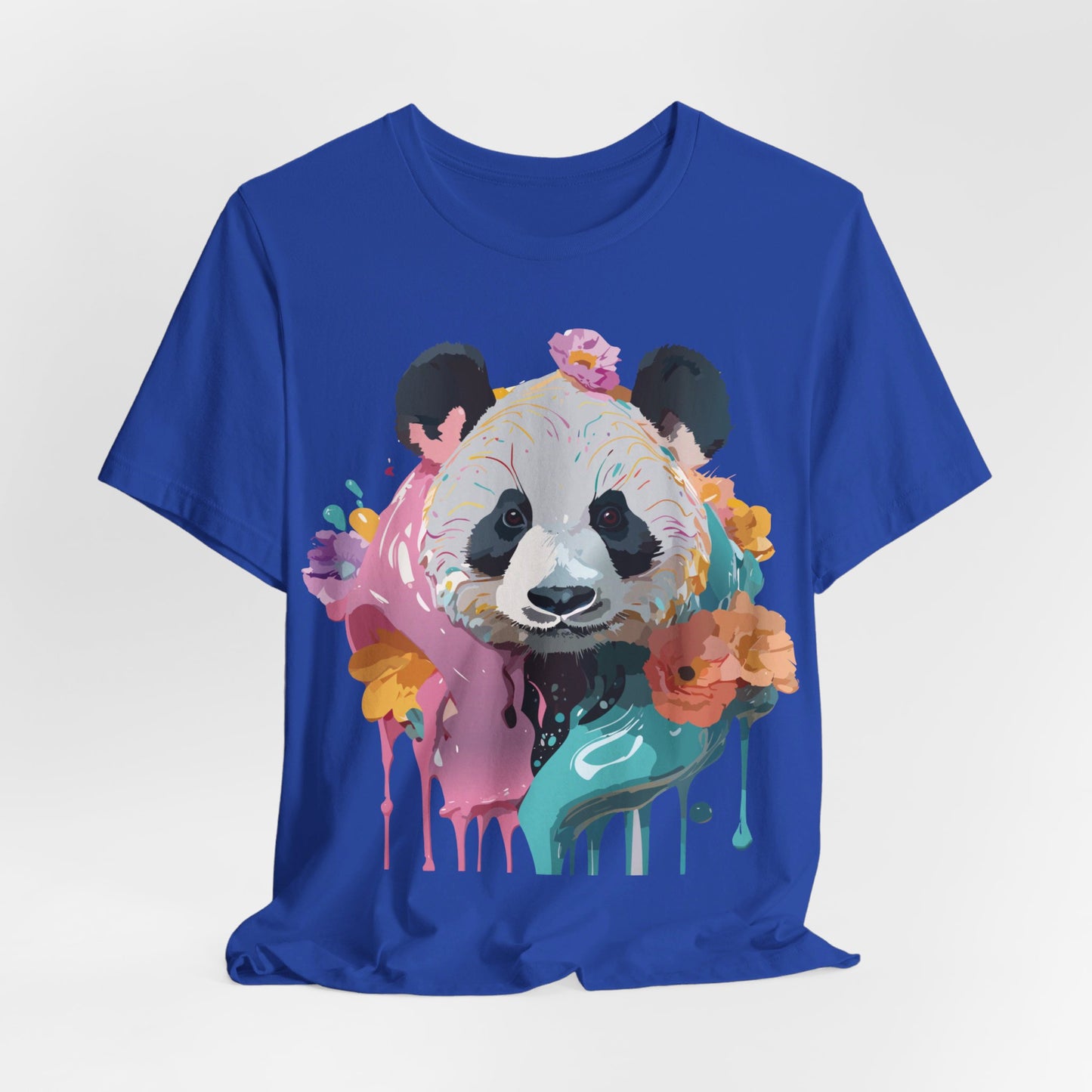 T-shirt en coton naturel avec panda