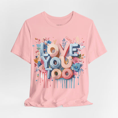 Natural Cotton Tee Shirt - Love story Collection Printify