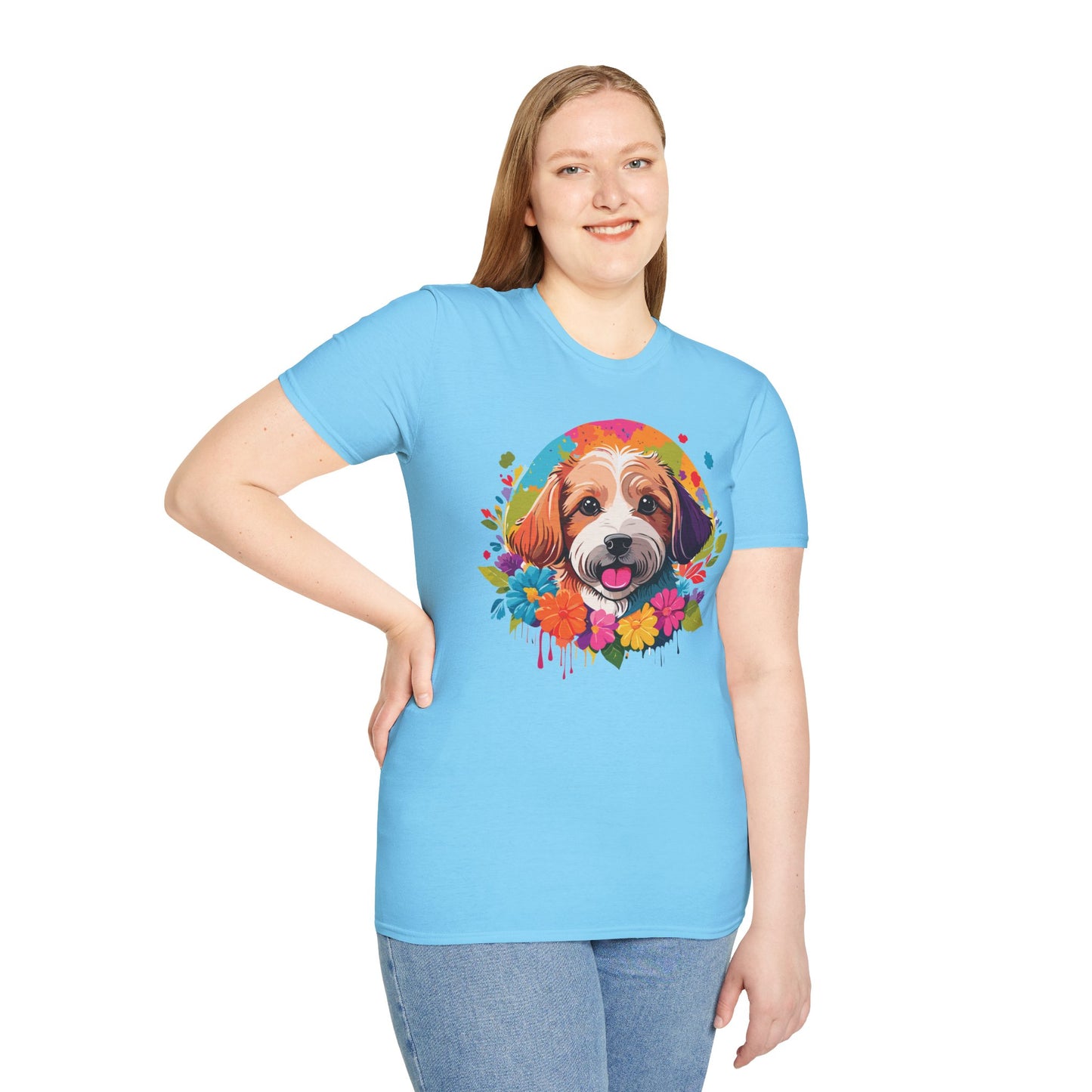 Dog Shirt, Shirt with Dog, Animal Tee, Shirt with Animals