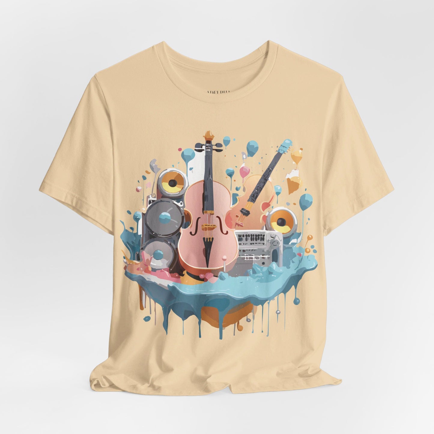 T-shirt en coton naturel - Collection Musique