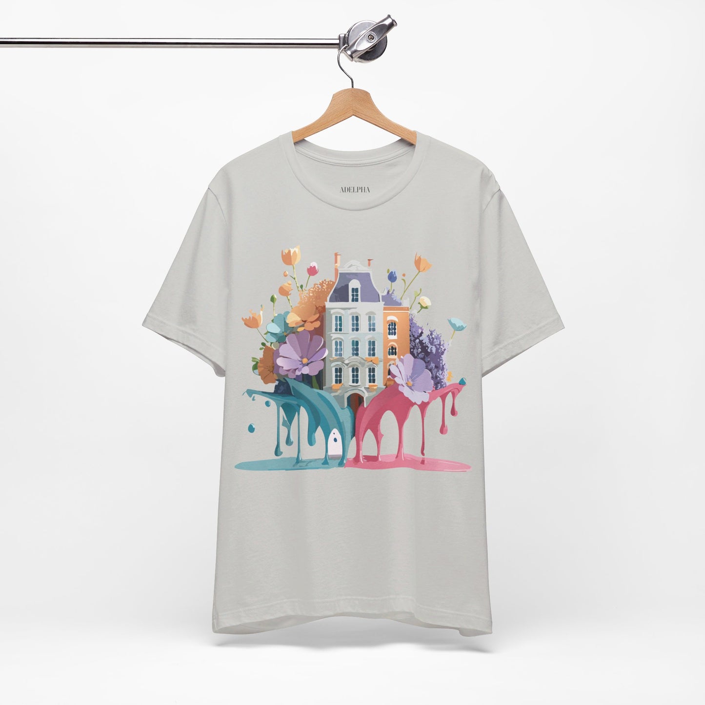 Natural Cotton Tee Shirt - Beautiful Places Collection - Amsterdam